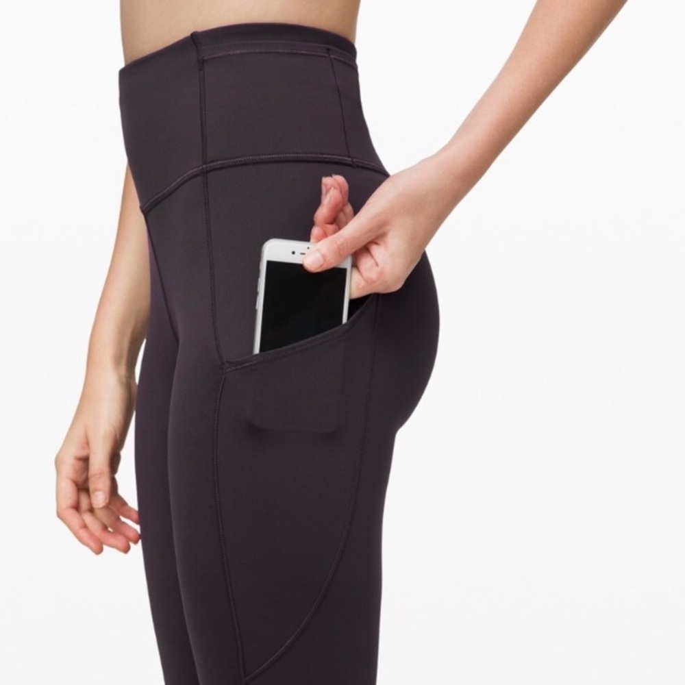 Lululemon Fast and Free Crop Leggings Gently Used